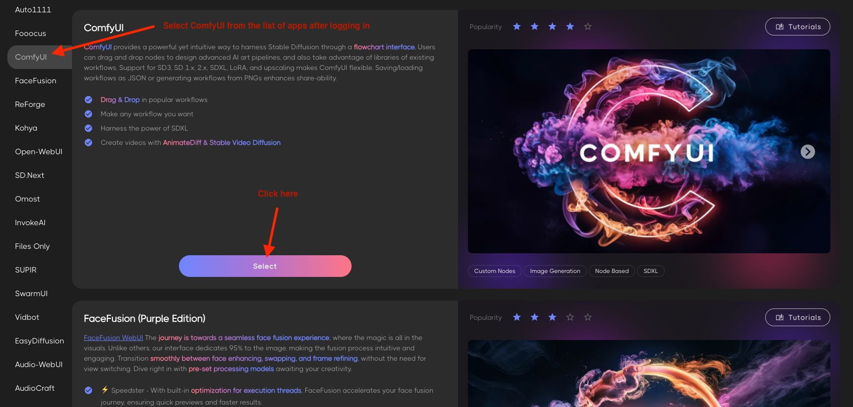 Launch ComfyUI on RunDiffusion