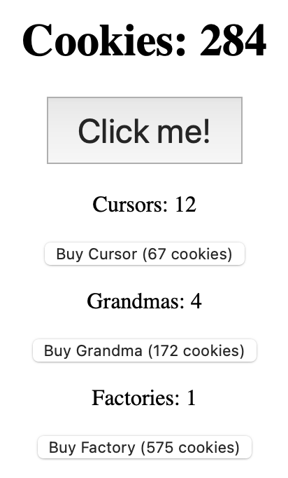 Cookie Clicker Game