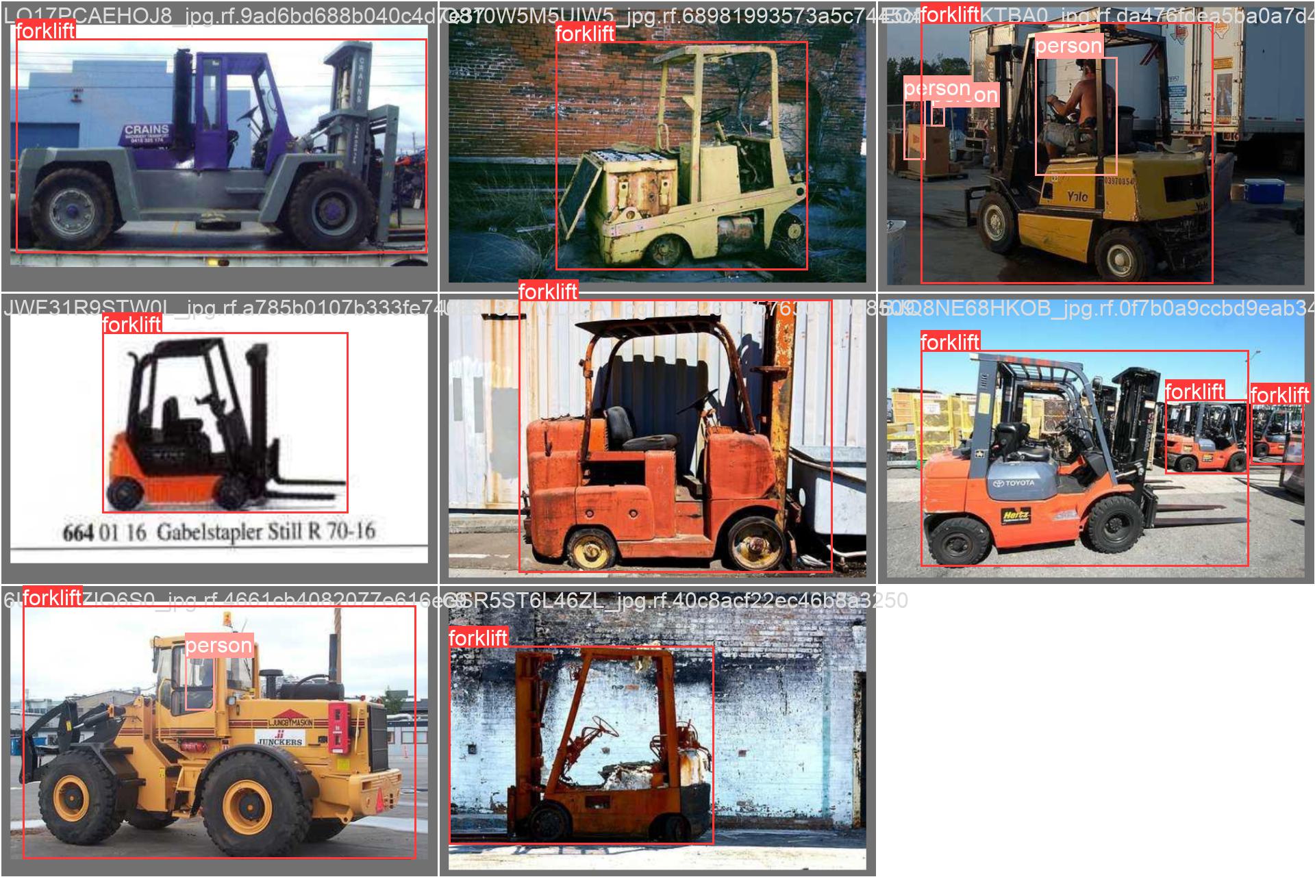 keremberke/yolov5s-forklift